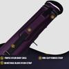 Champion 2X4,3x6 Nylon/Leatherette Billiard Pool Cue Stick Hard Carrying Case 4S2B, 6S3B (Purple, 2X4 (2B4S)) view 4