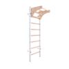 BenchK 211W Wallbars, Stall Bars, Swedish Ladder, Gymnastic Ladder with Steel Frame, 8 Solid Beech Oval Rungs and Adjustable Beech Wooden Pull Up Bar for Suspension Training, Strength Training view 1