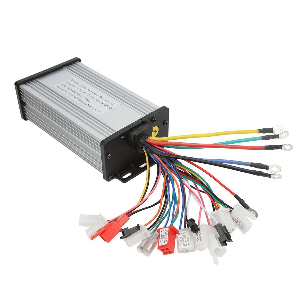 Keenso Electric Scooter Controller, Brushless Motor Controller, Adjustable Speed 600W, 48V-72V for Electric Scooters, E-Bikes, E-Trikes in Various Weather Conditions
