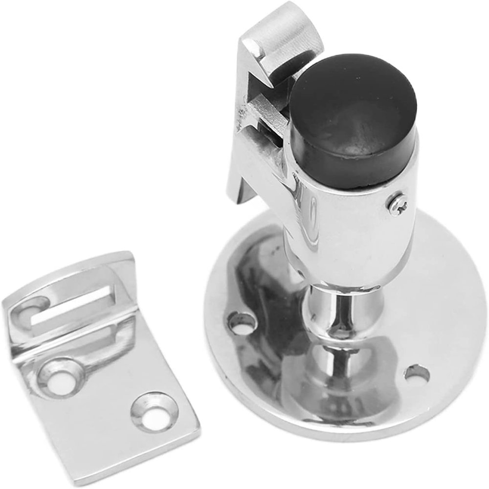 Marine Door Stop Stopper, Door Catch Holder, Magnetic Silent Suction Bedroom Door Bumper 316 Stainless Steel Hardware Accessories for Marine Yacht Boat RV Motorhome