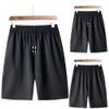 Ymosrh Men Swim Shorts, Mens Trunks Shorts Bathing Suits with Compression Liner Men's Summer Casual Thin Fast-Drying Beach Trousers Casual Sports Short Pants Swimming Trunkse Blue Swim (XL, Black) view 2