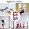 MTSON Yoga Mat Holder 6 Sectional Wall Mount Yoga Mat Holder - Black, Metal Workout Equipment Home Gym Yoga Mat Storage Racks, Display Shelf for Yoga Studio view 4