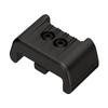 NDZ Performance Slide Rack Assist Cover Plate with Grooves for Springfield Hellcat & Hellcat Pro, RDP, Anodized Aluminum, Made in The USA - Black view 3
