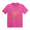Happy New Year - Gold Foil NYE Eve Infant/Toddler Cotton Jersey T-Shirt (Pink, 12 Months) view 1