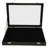 Pin Display Case, 13.8 x 9.4 x 2inch Large Capacity Transparent Pin Collection Display Frame, Shadow Box Frame for Military Medals, Beach, Jewelry Pins, Pin Gift view 1