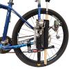 Bike Fishing Rod Holder,Holds 2 Rods,Rod Rack for Bicycle Fishing (Black) view 1