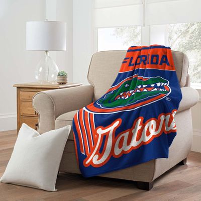 Florida Gators 46" x 60" NCAA Officially Licensed Throw Blanket Super Soft Lightweight Fleece Blanket for Game Day, Dorms, Couch, Travel & Tailgating Comfort