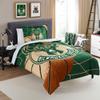 NORTHWEST NBA Milwaukee Bucks Officially Licensed Comforter Set  Super Soft Basketball Bedding with Team Logo and Colors  Includes Matching Shams  Game Day Dcor, Twin/Twin XL view 1