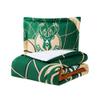 NORTHWEST NBA Milwaukee Bucks Officially Licensed Comforter Set  Super Soft Basketball Bedding with Team Logo and Colors  Includes Matching Shams  Game Day Dcor, Twin/Twin XL view 2