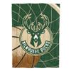 NORTHWEST NBA Milwaukee Bucks Officially Licensed Comforter Set  Super Soft Basketball Bedding with Team Logo and Colors  Includes Matching Shams  Game Day Dcor, Twin/Twin XL view 4