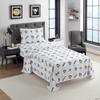 NORTHWEST Officially Licensed Pittsburgh Penguins NHL Queen Size Sheet Set  Comfortable Bedding with Repeating Team Logos for Hockey Fans, Dorm & Game Day Spirit Rooms view 1