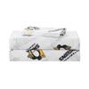 NORTHWEST Officially Licensed Pittsburgh Penguins NHL Queen Size Sheet Set  Comfortable Bedding with Repeating Team Logos for Hockey Fans, Dorm & Game Day Spirit Rooms view 3