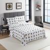 NORTHWEST Officially Licensed Boston Bruins NHL Full Size Sheet Set  Comfortable Bedding with Repeating Team Logos for Hockey Fans, Dorm & Game Day Spirit Rooms view 1