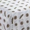 NORTHWEST Officially Licensed Boston Bruins NHL Full Size Sheet Set  Comfortable Bedding with Repeating Team Logos for Hockey Fans, Dorm & Game Day Spirit Rooms view 4