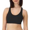 Hanes Racerback Bralette Pack, Stretch Cotton Knit Low-Impact Bra, Moisture-Wicking Cotton T-Back Bra Top, 3-Pack view 2