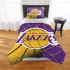 NORTHWEST Los Angeles Lakers NBA Comforter Set  Officially Licensed Bedding with Team Logo & Pillow Shams  Basketball Bedroom Decor Basketball Fan Bedroom Set, Twin/Twin XL view 3
