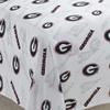 Officially Licensed Georgia Bulldogs NCAA Queen Size Sheet Set  Team Logo Bedding for College Dorms, Basketball & Football Fans, Fan Caves & Game Day Decor view 4