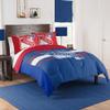 NORTHWEST Officially Licensed New York Rangers NHL Team Comforter Set  Microfiber Full/Queen Comforter & Sham with Hockey Logo for Fans, Dorms, Game Day Bedrooms view 1