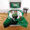 NORTHWEST NBA Boston Celtics Officially Licensed Comforter Set  NBA Team Logo Bedding  Super Soft Game Day Bed Set with Shams  Green and White Team Colors, Twin/Twin XL view 2