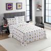 NORTHWEST Officially Licensed Los Angeles Lakers NBA Full Size Sheet Set  Soft Team Logo Bedding for Dorms, Bedrooms, Fan Caves & Game Day Style view 1
