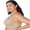 Playtex Womens Secrets Bounce Control Wirefree Bra, Anchorstrap Moisture Wicking Wireless Bra, Black, 44DDD US view 3