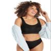 Playtex Womens Secrets Bounce Control Wirefree Bra, Anchorstrap Moisture Wicking Wireless Bra, Black, 44DDD US view 4