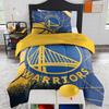 NORTHWEST Golden State Warriors Official NBA Comforter Set  Soft Bedding with Team Logo & Pillow Shams  Super Soft Game Day Bed Set with Shams  Basketball Fan Bedroom Set, Twin/Twin XL view 1