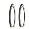 Lowrider Two Bike Tire 20 x 2.125 Black/White Side Wall HF-120A.Bicycle tire view 1