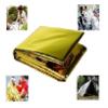 GALAXYLENSE Emergency Mylar Thermal Blanket for Survival First Aid Kits Army Outdoors Hiking Camping Bug Out Trauma Desert All Weather Condition Protection (40 Packs Gold) view 2