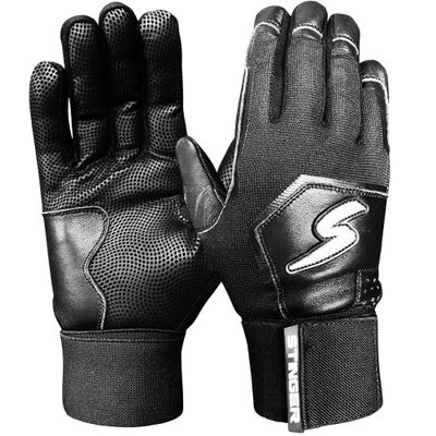Stinger Sports Winder Series Batting Gloves - Adult Medium, Black-Out