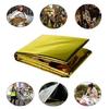 GALAXYLENSE 10 Packs Mylar Thermal Blanket for Survival Emergency First Aid Kits Army Outdoors Hiking Camping Bug Out Trauma Desert All Weather Condition Protection One Side Gold/One Side Silver view 2