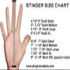 Stinger Sports Winder Series Batting Gloves - Adult XX-Large, Columbia Blue/White view 2