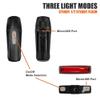 BV Super Bright Bike Light Set USB Rechargeable - Headlight & Taillight, Waterproof IP44 Bicycle Light, 3 Light Modes Including Flash Mode for Safety, Easy to Install and Fits All Bicycles view 4