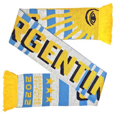 Argentina Soccer Knit Scarf (Campeones del Mundo)