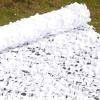 White Reinforced Camouflage Netting,Military Net,Pergola Garden Patio Sunscreen Camouflage Net,Camo Netting for Hunting,Shade Net,for Camping Army Decorative Car Cover,White-2x2.5m(6.6*8.2ft) view 2