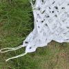 White Reinforced Camouflage Netting,Military Net,Pergola Garden Patio Sunscreen Camouflage Net,Camo Netting for Hunting,Shade Net,for Camping Army Decorative Car Cover,White-2x2.5m(6.6*8.2ft) view 3