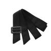 Altsuceser Women Adjustable Buckle Wide Waist Belt Band for for Trench Coat Overcoat Jacket Black 170cm view 1