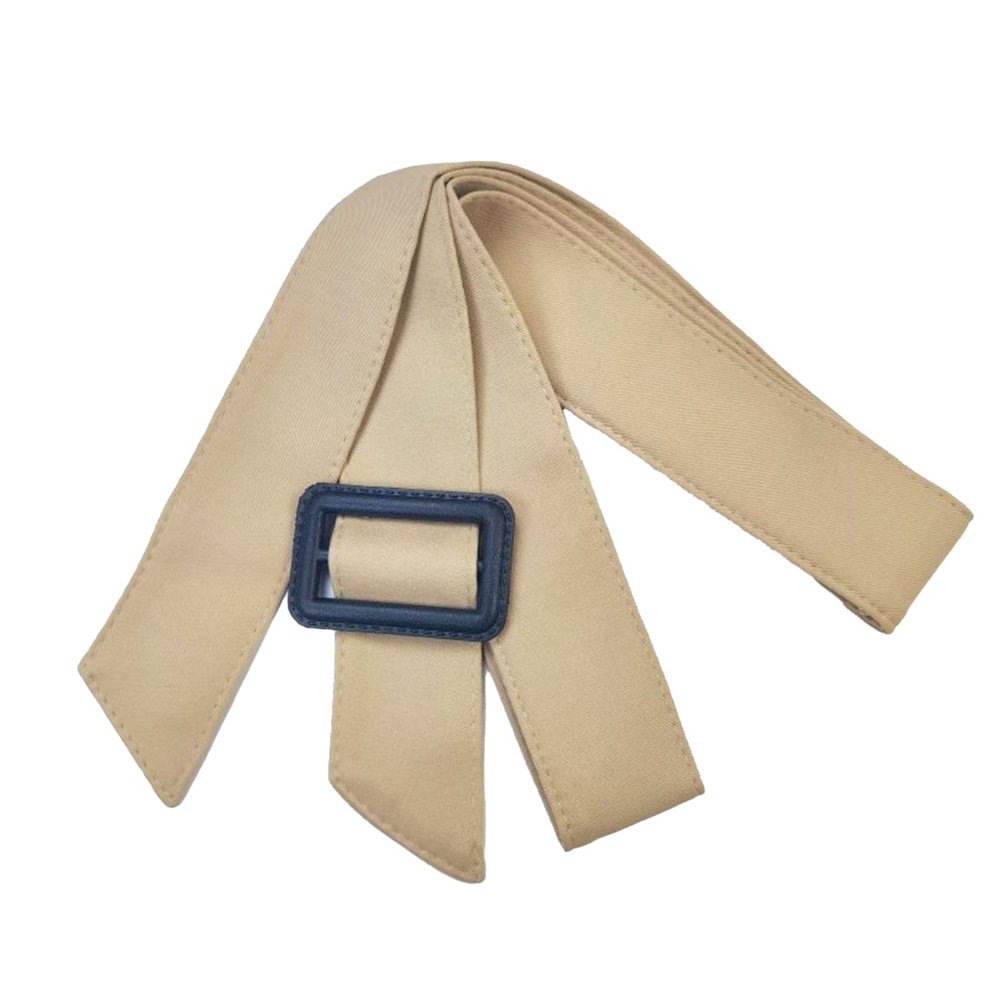 Altsuceser Women Adjustable Buckle Wide Waist Belt Band for for Trench Coat Overcoat Jacket Khaki 170cm
