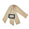 Altsuceser Women Adjustable Buckle Wide Waist Belt Band for for Trench Coat Overcoat Jacket Khaki 170cm view 1