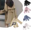 Altsuceser Women Adjustable Buckle Wide Waist Belt Band for for Trench Coat Overcoat Jacket Khaki 170cm view 3