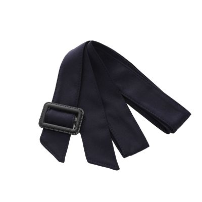 Altsuceser Women Adjustable Buckle Wide Waist Belt Band for for Trench Coat Overcoat Jacket Navy Blue 170cm
