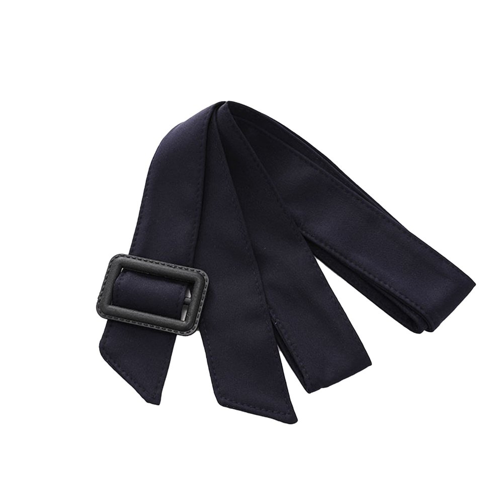 Altsuceser Women Adjustable Buckle Wide Waist Belt Band for for Trench Coat Overcoat Jacket Navy Blue 170cm