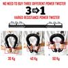 sainio "Heavy Duty Variable Resistance 3-in-1 Power Twister Bar/Tension Bar Exercise view 3