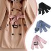 Altsuceser Women Adjustable Buckle Wide Waist Belt Band for for Trench Coat Overcoat Jacket Pink 170cm view 2