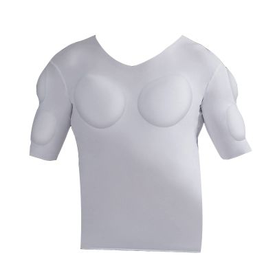 Men's Fake Muscle T-Shirt Multiple Styles to Choose Padded Enhancers Muscular Invisible Underwear,A,S