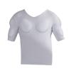 Men's Fake Muscle T-Shirt Multiple Styles to Choose Padded Enhancers Muscular Invisible Underwear,A,S view 1