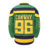 Mighty Ducks Ice Hockey Jersey #96 Charlie Conway #99 Adam Banks,90s Movie Hockey Jersey for Men and Women((96, X-Large) view 4