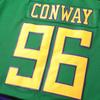 Mighty Ducks Ice Hockey Jersey #96 Charlie Conway #99 Adam Banks,90s Movie Hockey Jersey for Men and Women((96, Small) view 2