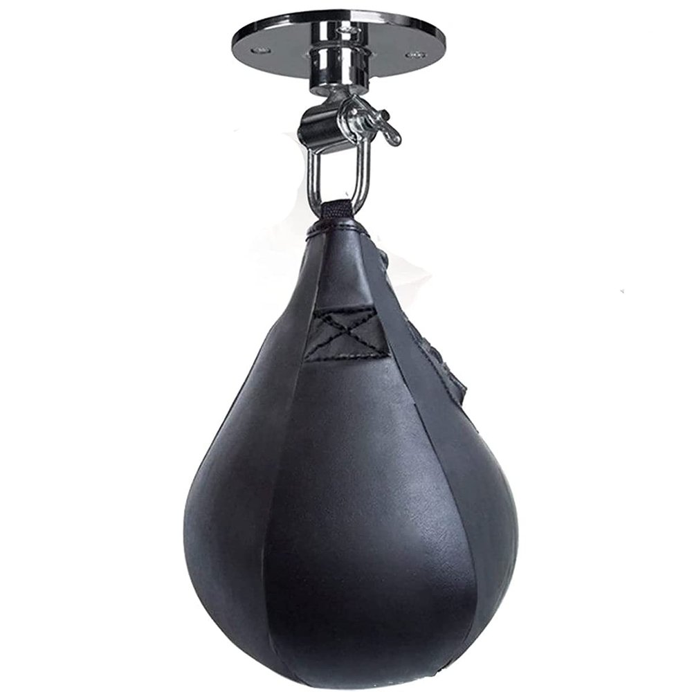 WZSON Boxing Reflex Ball, Speed Punching Boxing Bags, PU Leather Hanging Boxing Punching Ball with Swivel, for Kids Adults Home Office Gym