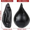 WZSON Boxing Reflex Ball, Speed Punching Boxing Bags, PU Leather Hanging Boxing Punching Ball with Swivel, for Kids Adults Home Office Gym view 2